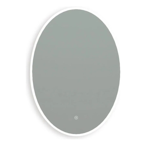 Espejo Ovalado Baño 70x50 Luz Led Perimetral Borde Pulido Color del marco Vidrio