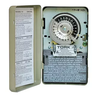 Timer Tork 1101 Interruptor De Horario Tiempo 24 Horas 120v