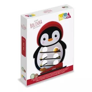 Rolando Bolinha Com Pinguim Brinquedo Educativo Bebê