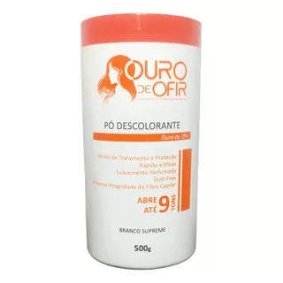 Pó Descolorante Ouro De Ofir Cosméticos 500g