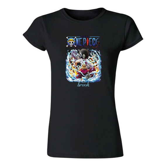 Playera Mujer Anime One Piece Brook 000390n