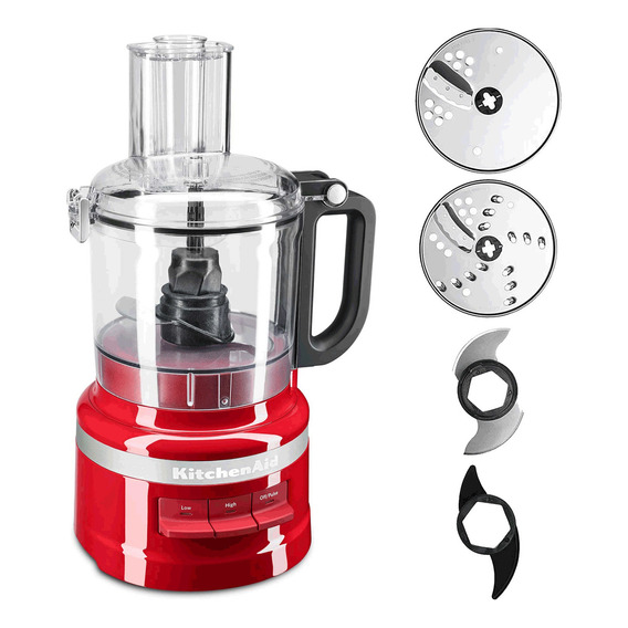 Procesador Kitchenaid De Alimentos Plus 7 Tazas Rojo Imperio