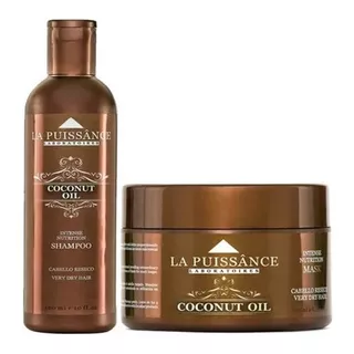 La Puissance Coconut Oil  Coco Shampoo + Mascara Pelo Reseco