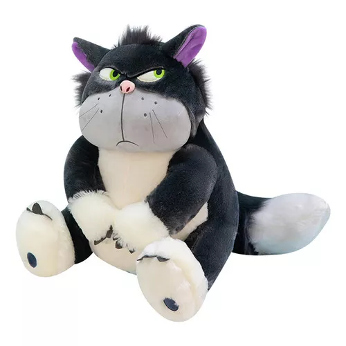 Brinquedo Pelúcia Desenhoanimado Lúcifer Cat Cinderela 30 Cm Cor Bad Cat  Doll