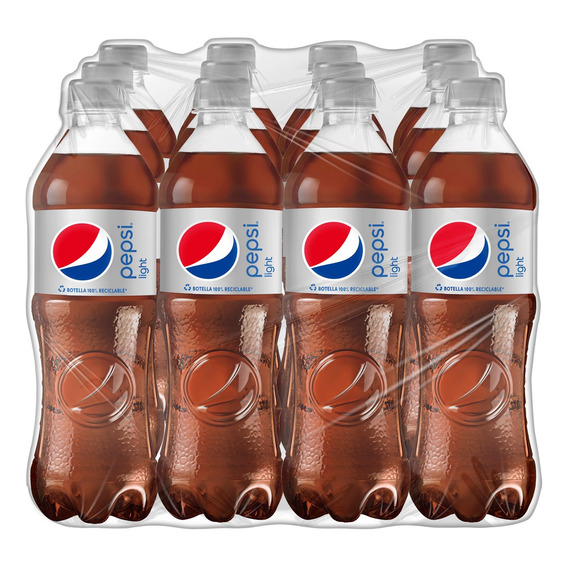 Pepsi Sabor Cola Light Sin Azúcar Pack 12 Unidades De 600ml