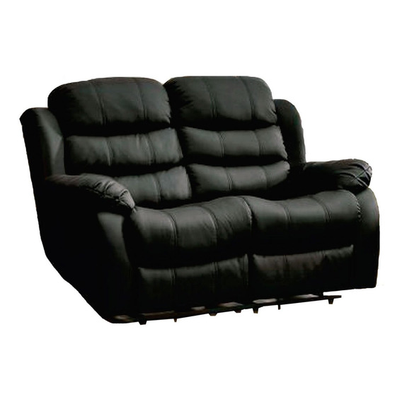 Sillon 2 Cuerpos Sofa Reclinable En Pu Living Beverly