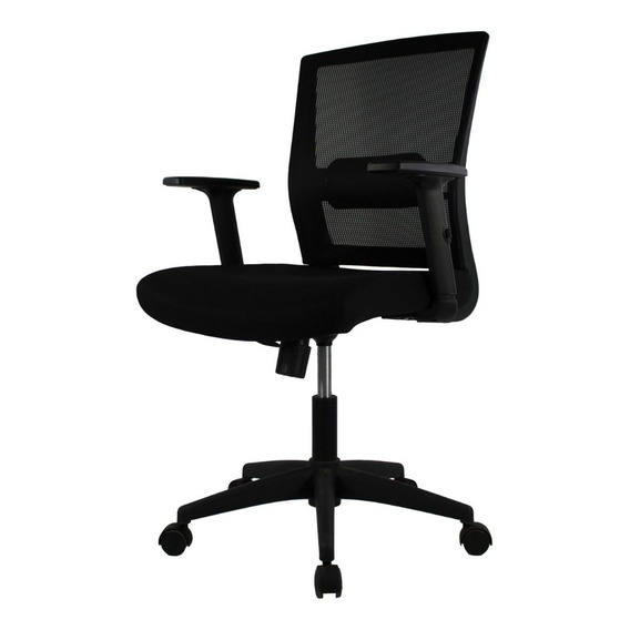 Silla Ejecutiva Mundo In Bilbao Jm-318-1 Oficina Home Office Color Negro Material del tapizado Tela Tipo mesh