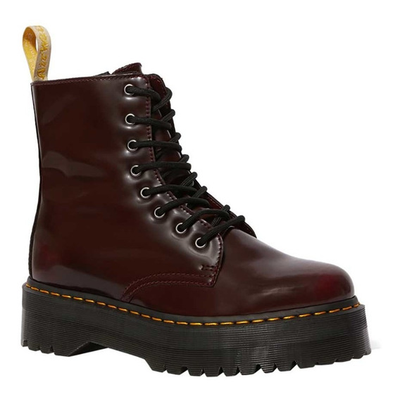 Botas Dr. Martens Vegan Jadon Ii Cherry Red Oxford Unisex