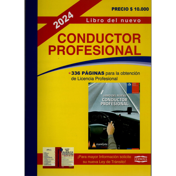 Libro Del Nuevo Conductor  Profesional Nueva Edición 2023