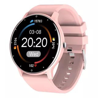 Reloj Inteligente Smartwatch Zl02d Redondo Para Dama 
