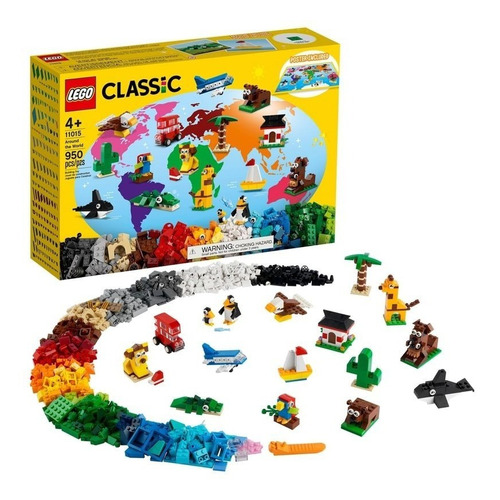 Kit De Construcción Lego Classic Alrededor Del Mundo 11015 Cantidad de piezas 950