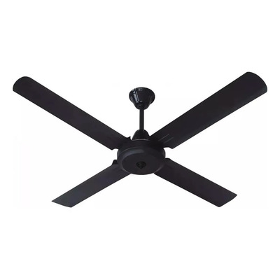 Ventilador De Techo Negro 4 Palas 5 Velocidades Garantía Tg