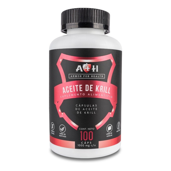 Aceite De Krill 100 Caps 1000mg Astaxantina Epa Dha A4h Armo