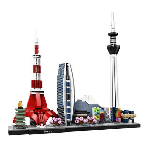 Set de construcción Lego Architecture Skyline Collection Tokyo skytree 547 piezas  en  caja