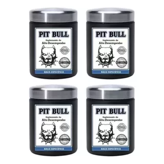 Pit Bull Suplemento Cães Raças Especificas 4 Potes 2kg