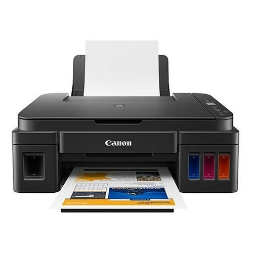Impresora Canon G2110 Multifunción Sistema De Tinta Continua Color Negro