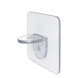 Kit De 8 Soportes De Estante Adhesivos Armario Cocina Baño