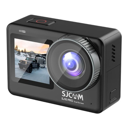 Pantalla táctil Sjcam Sj10 Pro Dual Wifi 4k 60 fps, antivibración, color negro