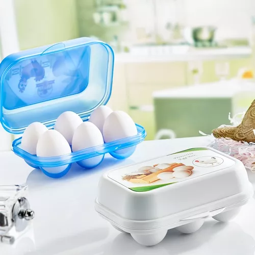 Huevera de Plástico 6 Huevos - PlásticoManía®