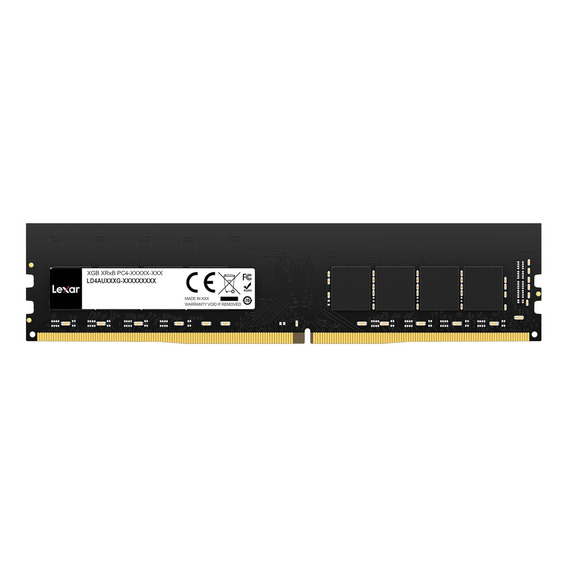 Memoria RAM MEMORIA RAM gamer color negro 32GB 1 Lexar LD4AU032G-B3200GSST