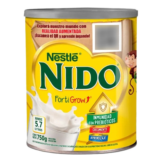 Leche Infantil En Polvo Nido Fortigrow X750g