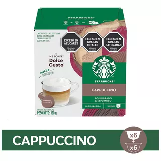 Starbucks Cappuccino Cápsulas Dolce Gusto 12 Capsulas