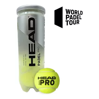 Pelota De Padel Head Pro Color Amarillo Por Unidad De 1 Unidades Por 3 Por Paquete