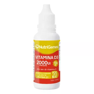 Vitamina D3 Sublingual- 2.000 Ui Por Gota- Nutrigenes