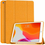 Funda Soke Para iPad 10.2 Con Portalapices Color Citrico