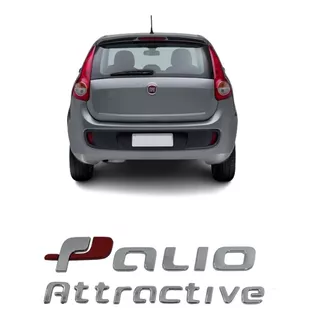 Kit Emblema Letreiro Nome Palio + Attractive 2012/..