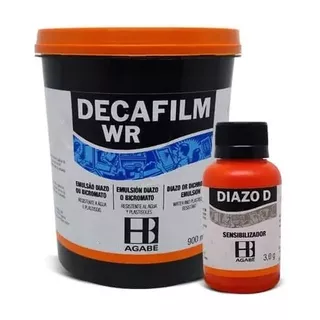 Emulsão Decafilm Wr Base Água + Diazo D