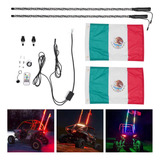 Un Par Antena Exterio Led Rzr120cm, Bailarina, Rgb, Control