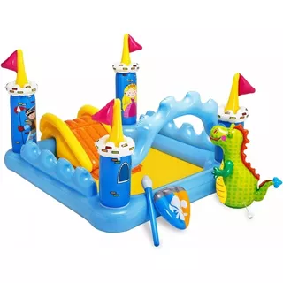 Playcenter Castillo Dragon Intex Pileta Inflable Emp Nautica