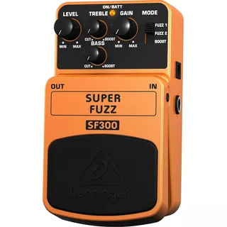 Behringer Sf-300 Pedal Super Fuzz Totalmente Nuevo Color Naranja