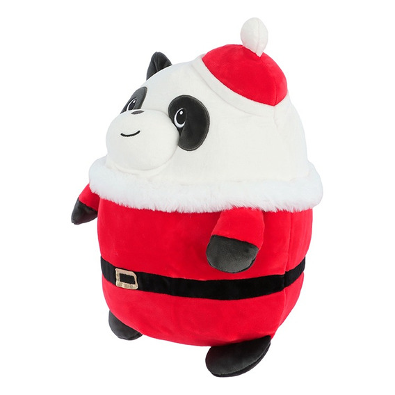 Miniso Peluche Panda Disfrazado De Papa Noel Felpa Rojo 29x3