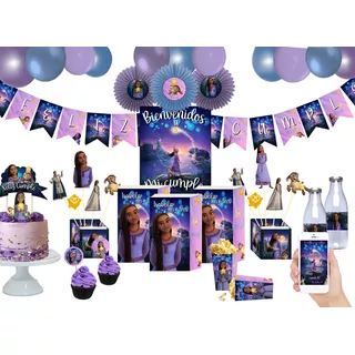 Kit Cumpleaños Imprimible De Wish El Poder De Los Deseos