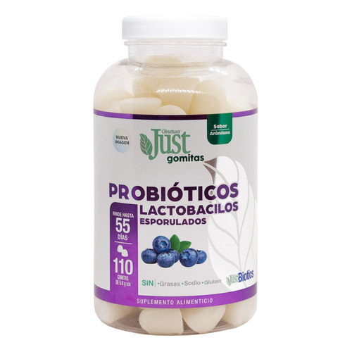 Just Probioticos Lactobacilos Arandano 110 Gomitas