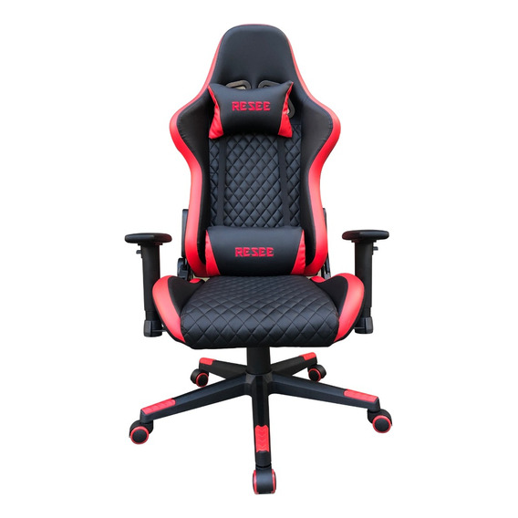 Silla de escritorio Resee R1 gamer ergonómica  roja