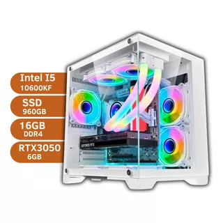 Cpu Pc Gamer I5 Aquario Rgb 10600k 16gb Ssd 512gb Rtx 3050