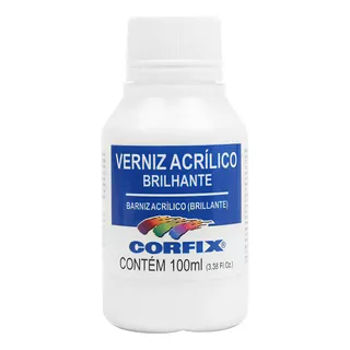 Verniz Acrílico Brilhante 100ml - Corfix Cor Incolor