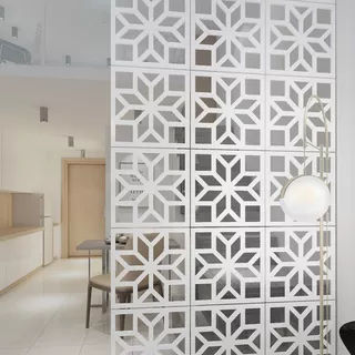 Wall Panel Madera Colgante Decorativo Calado         