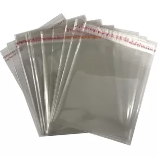 Saquinho Plástico Adesivado - 18x25 Cm - 500 Unidades