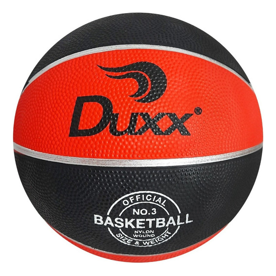 Balón Duxx Basquetbol Mini Multi #3 (0367) Color Negro/rojo