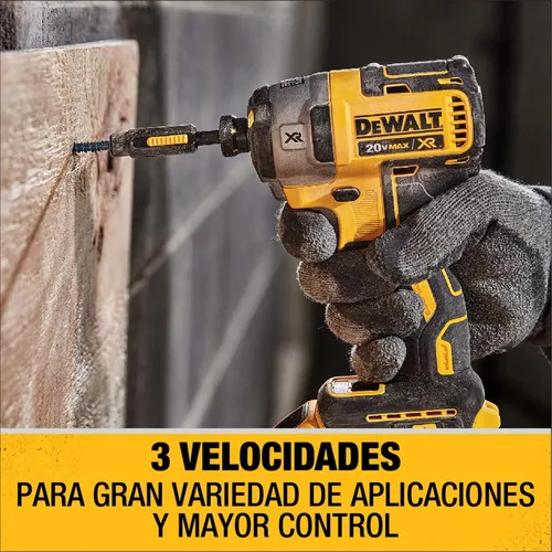 Atornillador de Impacto a Bateria DEWALT DCF887 hex.1/4 20V SIN BAT