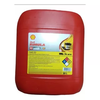 Aceite Shell Rimula Diesel 50 R2 Paila 20lts  Original