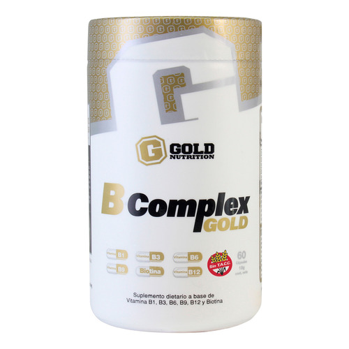 B-complex Gold Nutrition Vitamina Complejo B Multivitaminico Sabor Cápsulas