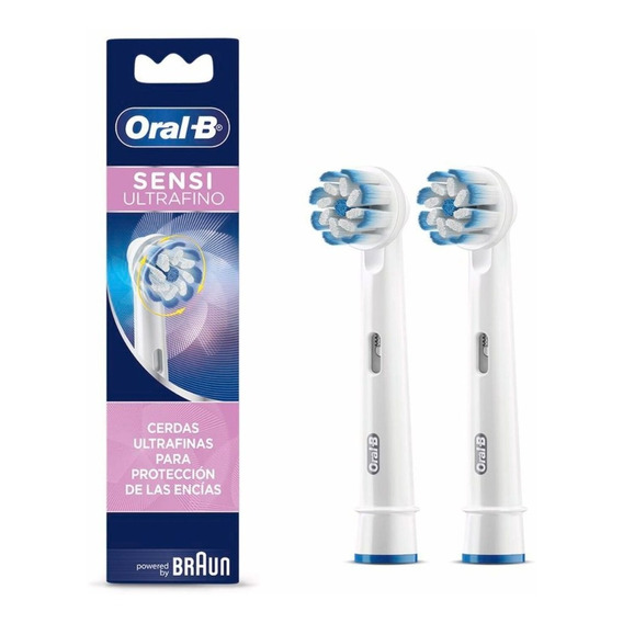 Oral-b Sensi Ultrafino Cabezales Repuesto Cepillo Eléctrico 