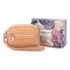 Monedero Doble Cierre Bolsillo Monedas Dama Lincolns Color Melon
