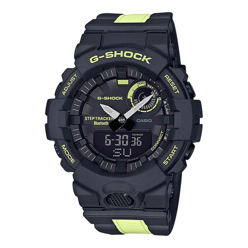 Reloj Casio G-shock G-squad Gba-800lu-1a1 Hombre E-watch Color Del Fondo Negro Color De La Correa Negro Color Del Bisel Negro