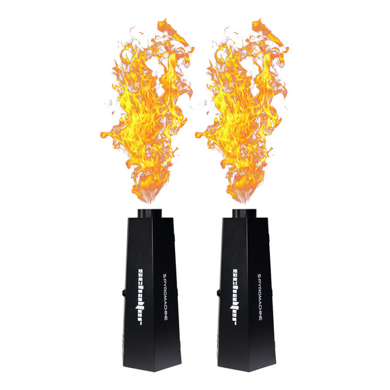 Maquina De Fuego Dmx 200w Show Flame Lanza Llamas 2 Piezas